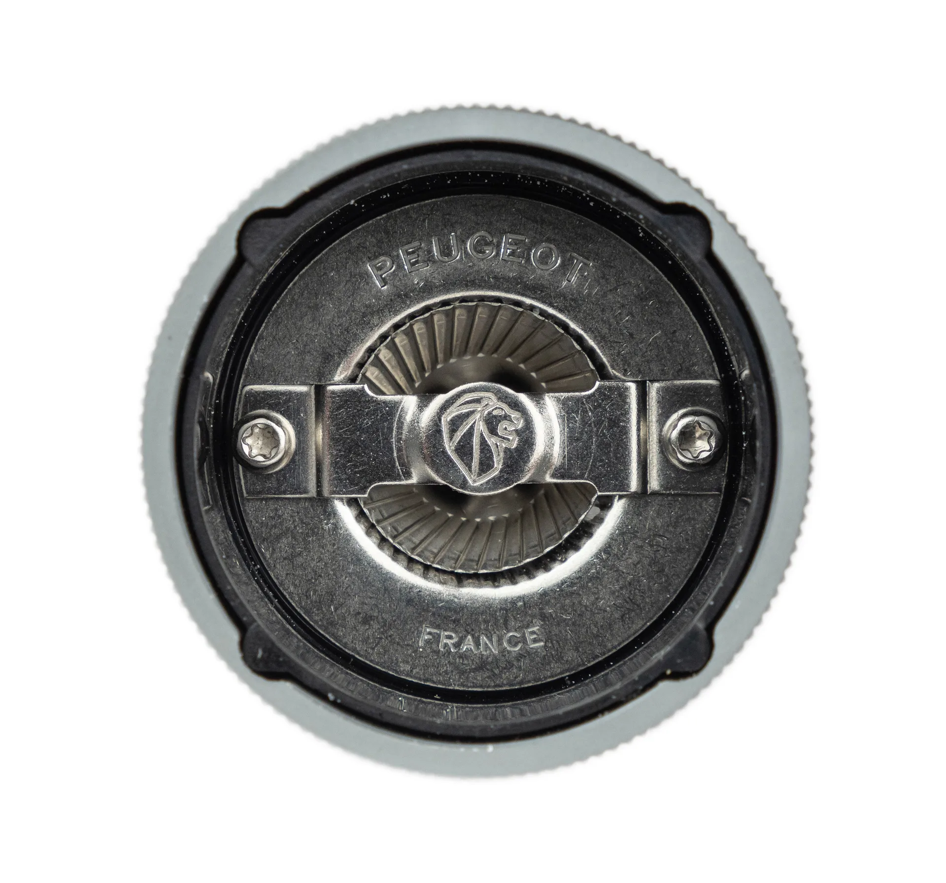 Line Dark pepper mill 12 cm, Wood-aluminum Peugeot