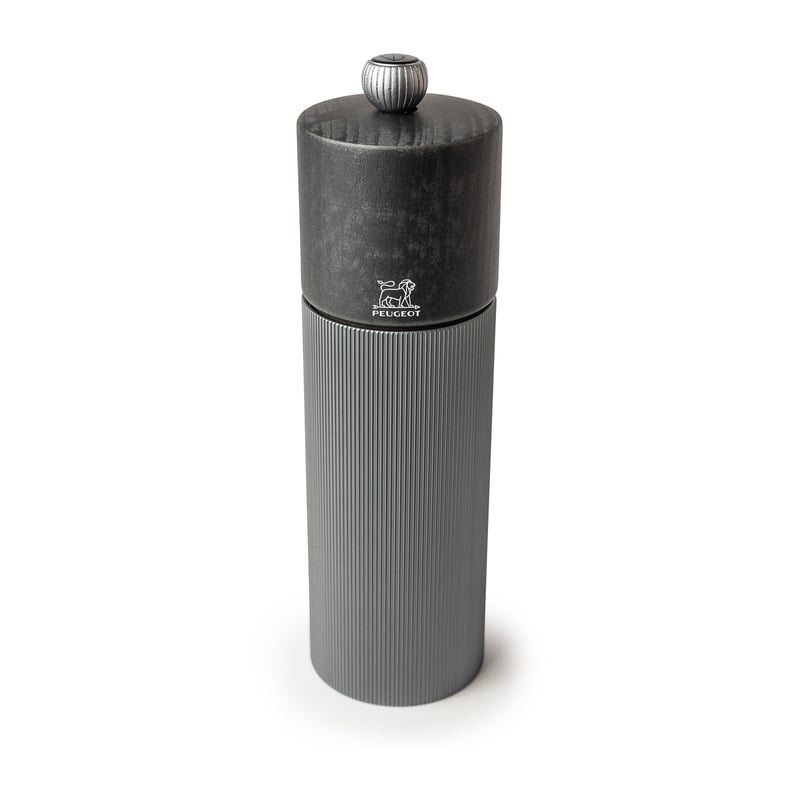 Peugeot Line Dark pepper mill 18 cm Wood-aluminum