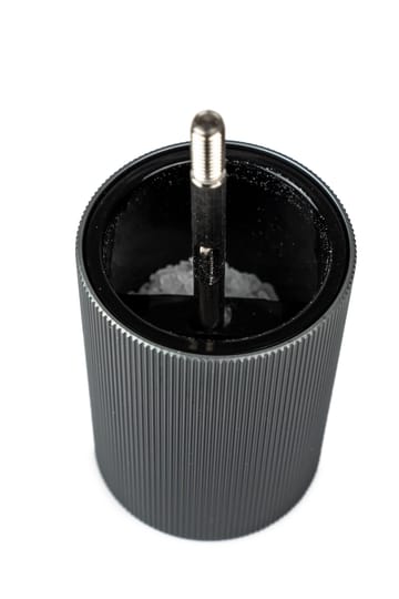 Line Dark salt mill 12 cm - Wood-aluminum - Peugeot