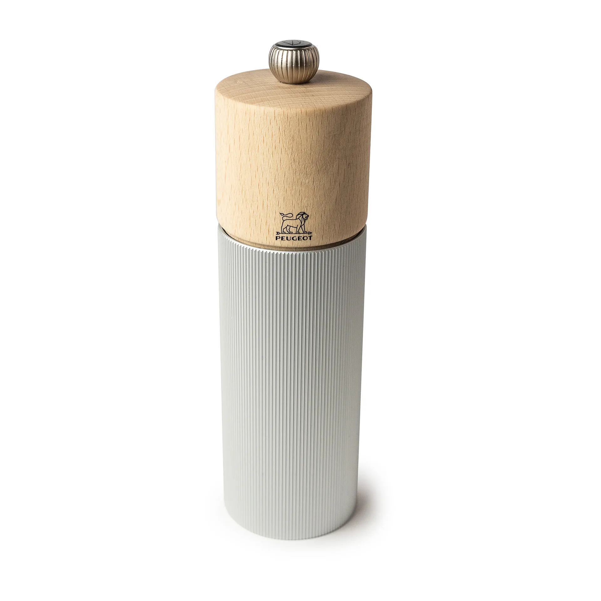 Line Natural pepper mill 18 cm, Wood-aluminum Peugeot