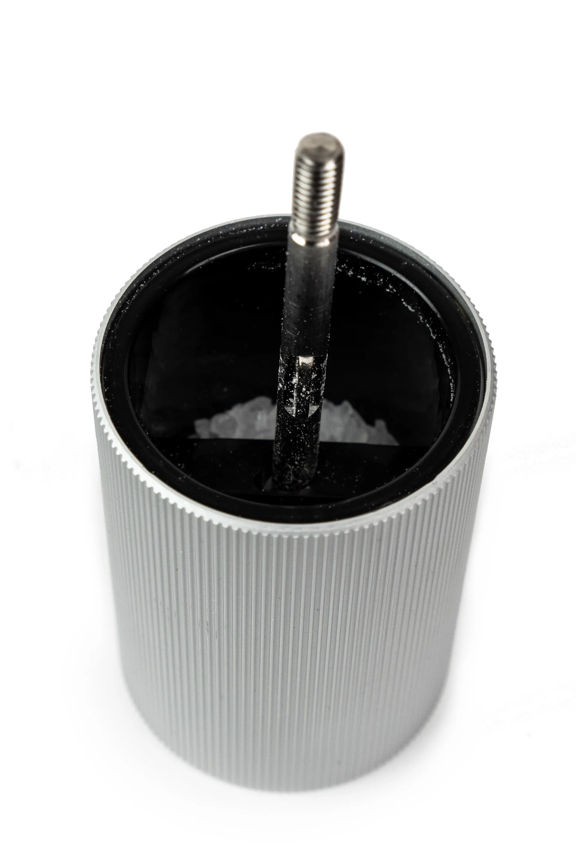 Line Natural salt mill 12 cm, Wood-aluminum Peugeot