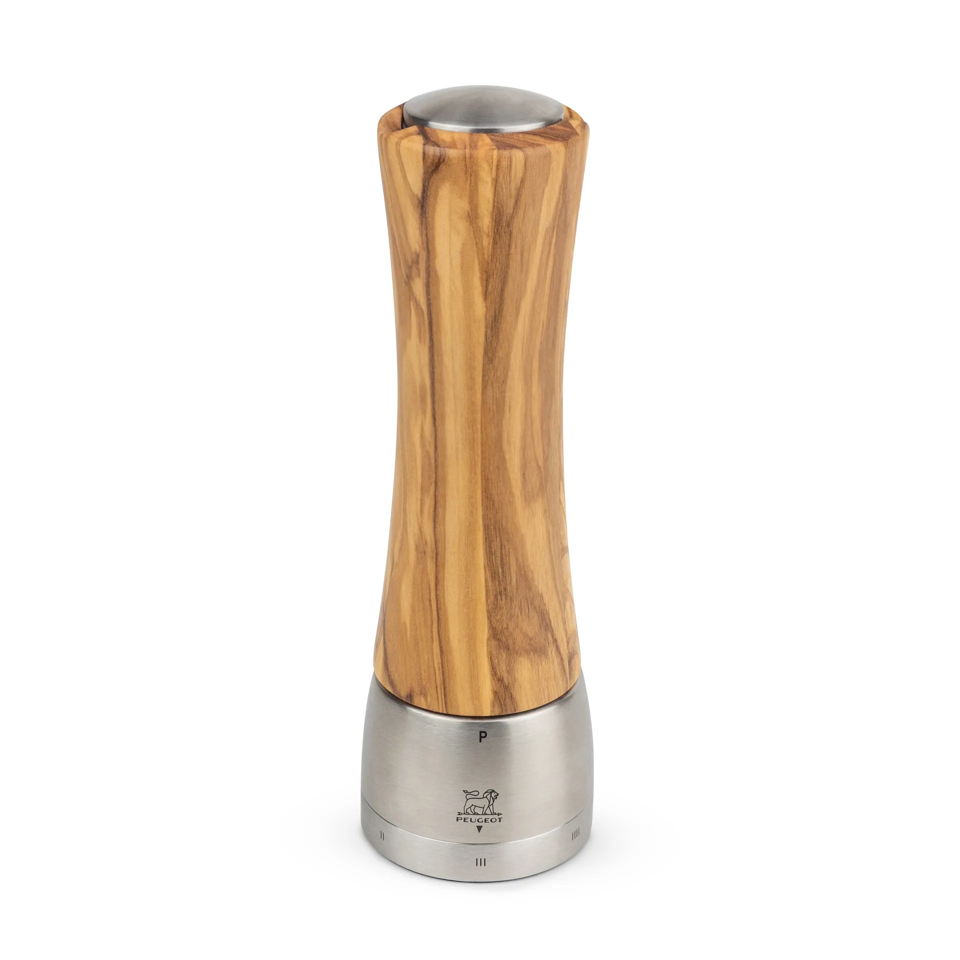 Madras pepper mill 21 cm, olive wood-stainless steel Peugeot