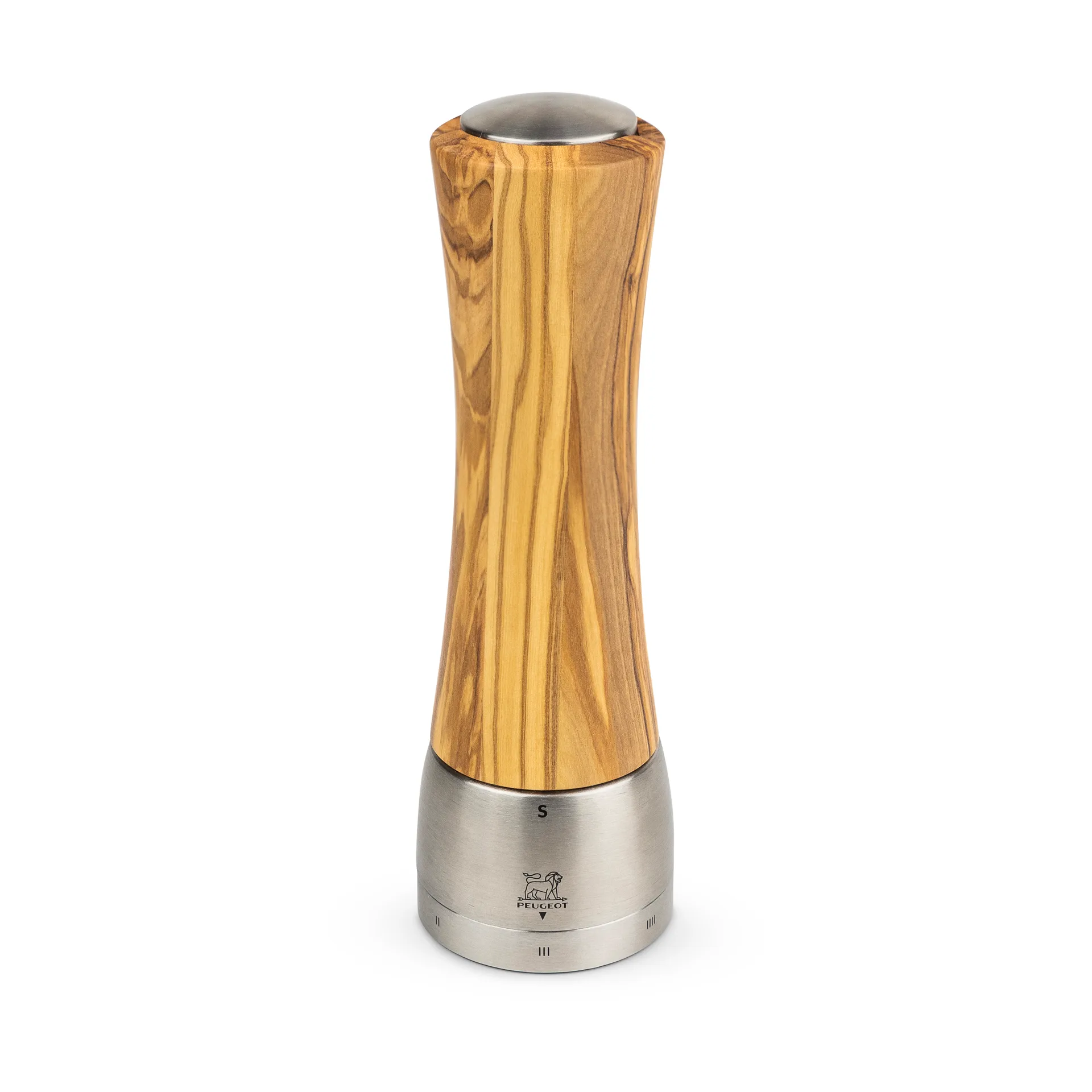 Madras Z salt grinder 21 cm, Olive wood-stainless steel Peugeot