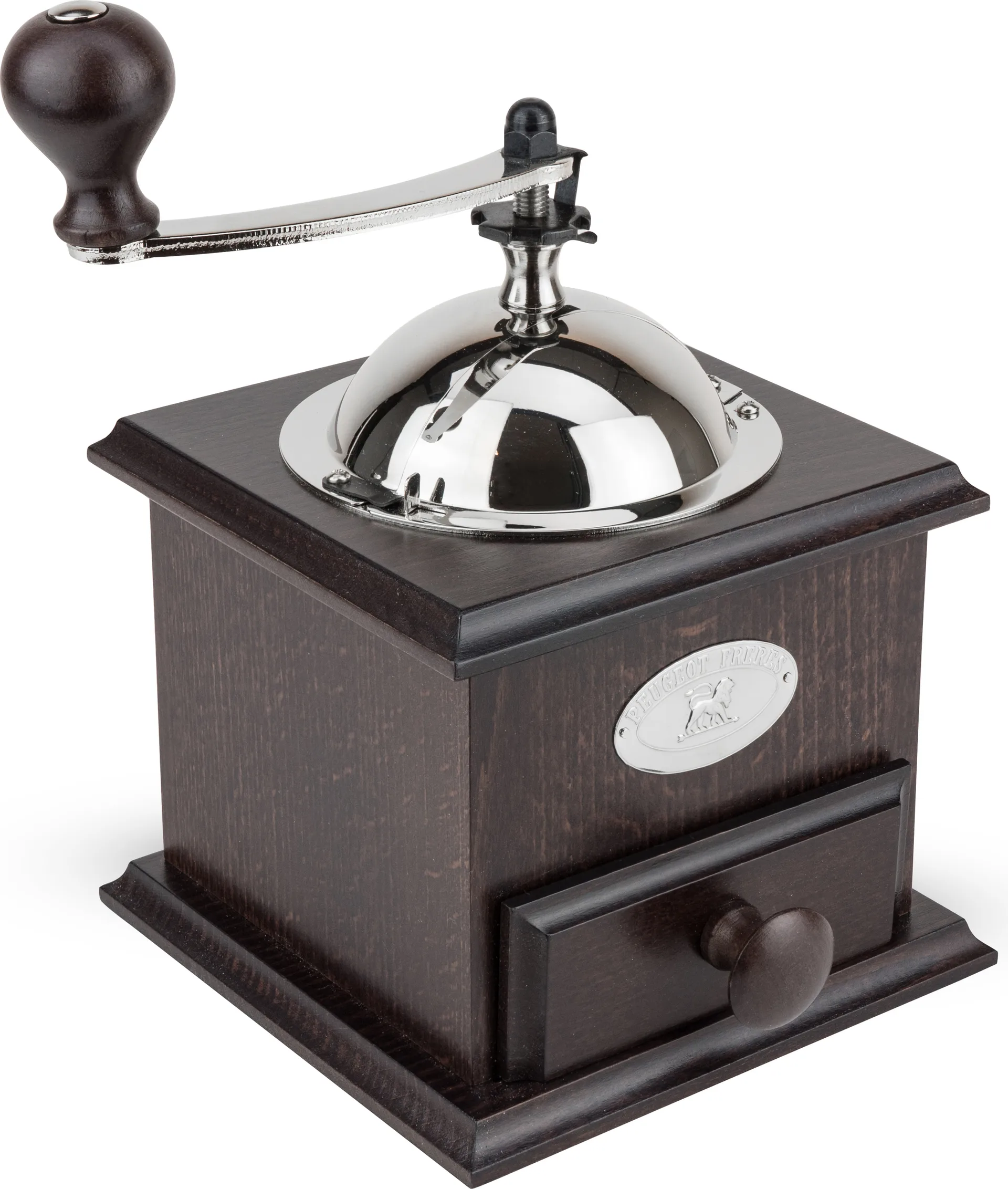 Nostalgia coffee grinder 13x13 cm, Walnut Peugeot