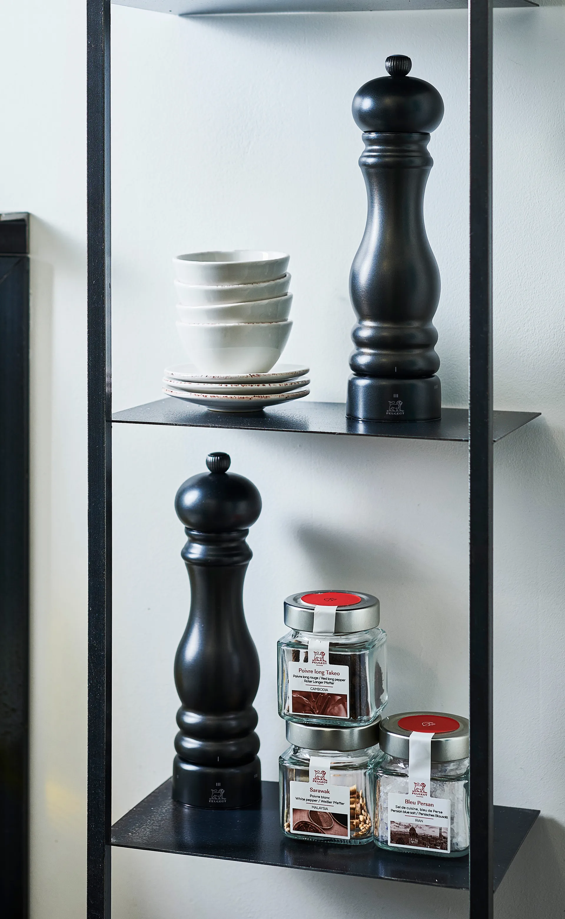 Paris Chef u'Select Z salt mill 22cm, Carbon Peugeot