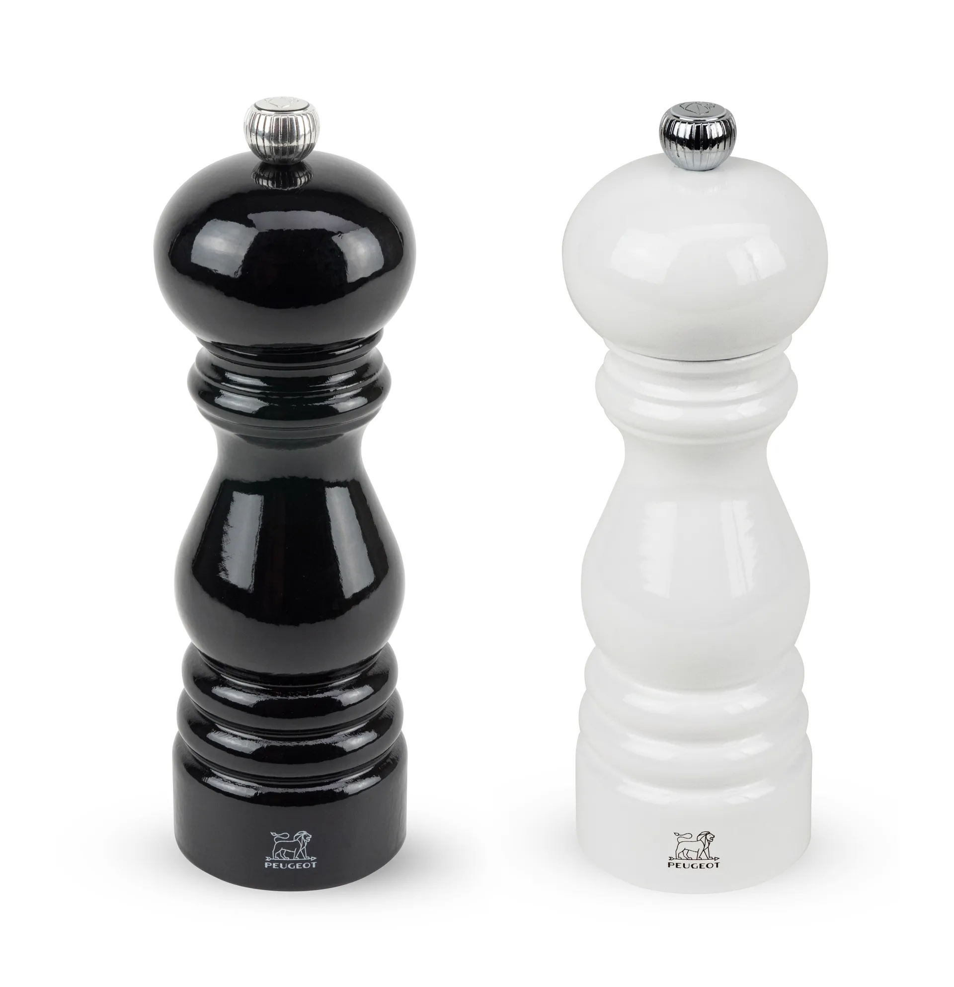 Paris salt & pepper duo 18 cm, Black and white Peugeot