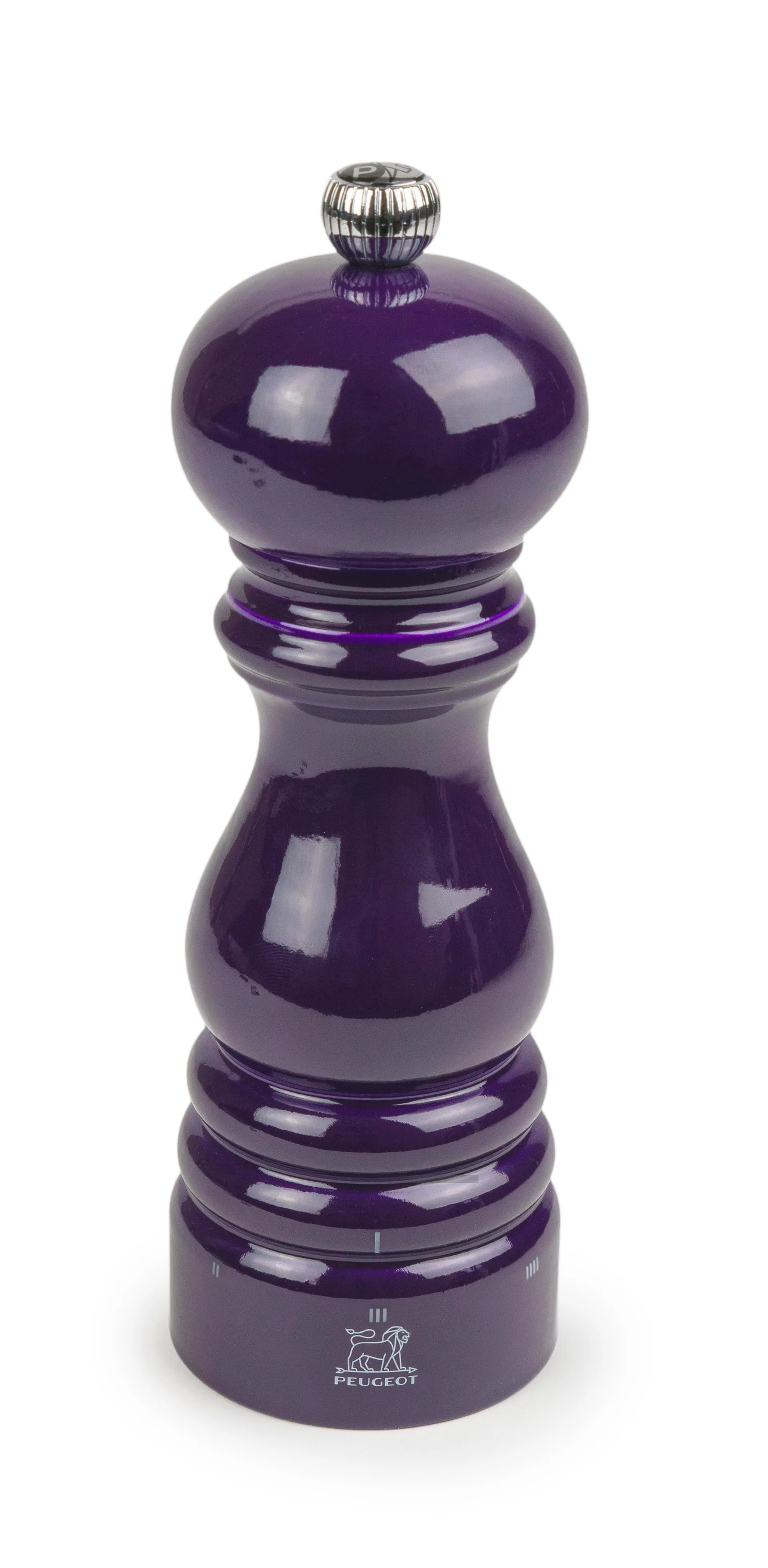 Parisrama pepper mill 18 cm, Wooden eggplant Peugeot
