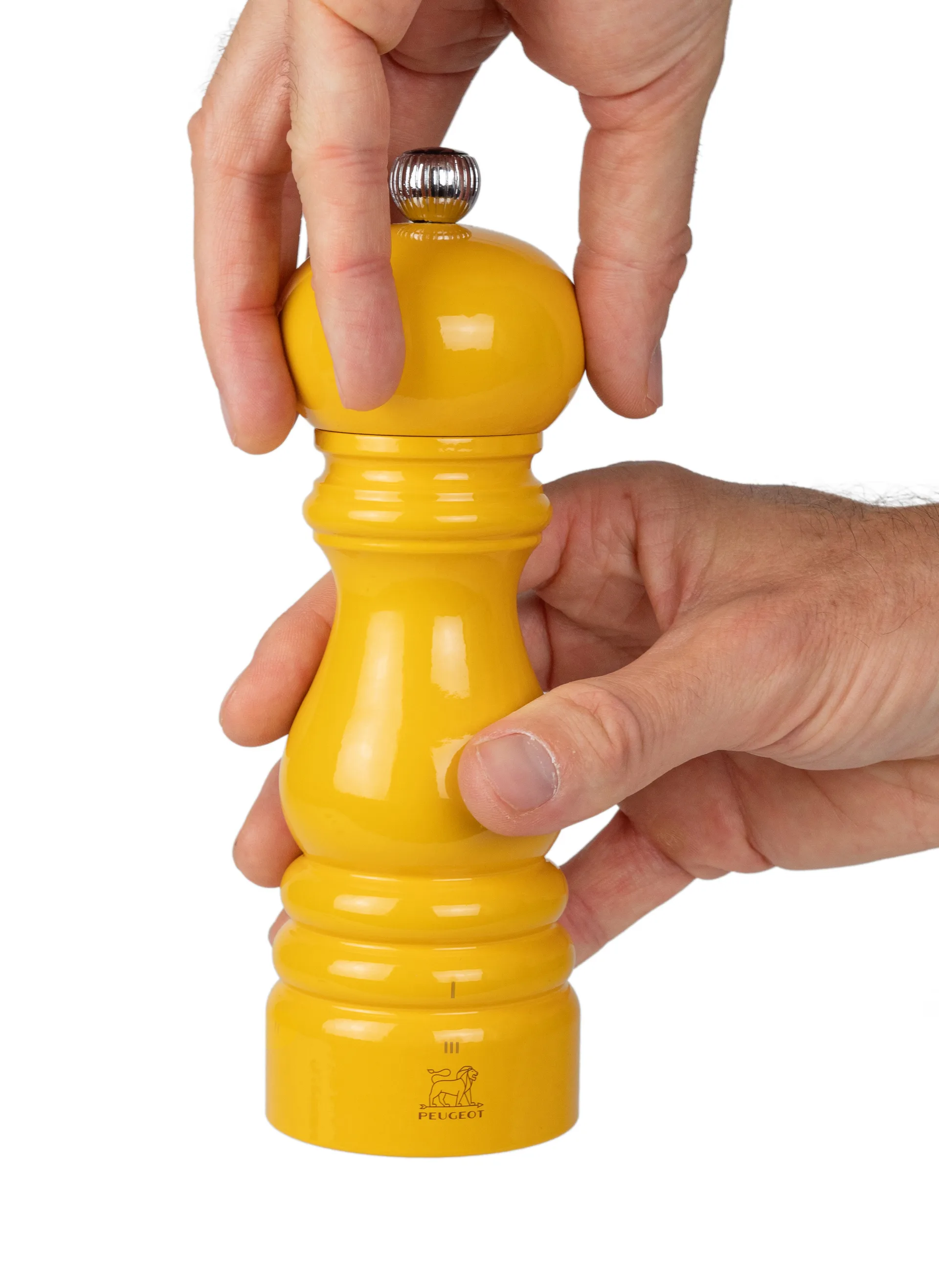 Parisrama Z salt grinder 18 cm, Yellow saffron Peugeot