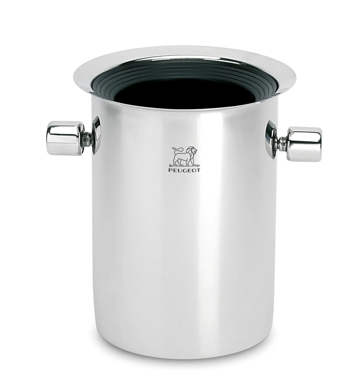 Peugeot champagne cooler with cooling system Black | Scandinavian Design | Wine & Champagne coolers | Silver-coloured