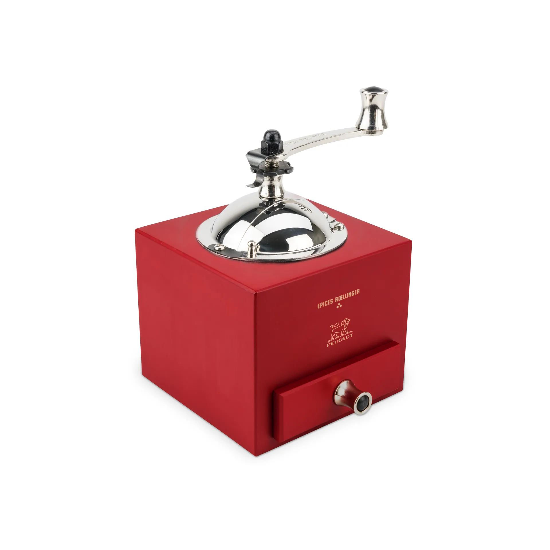 Roellinger manual pepper mill, red Peugeot