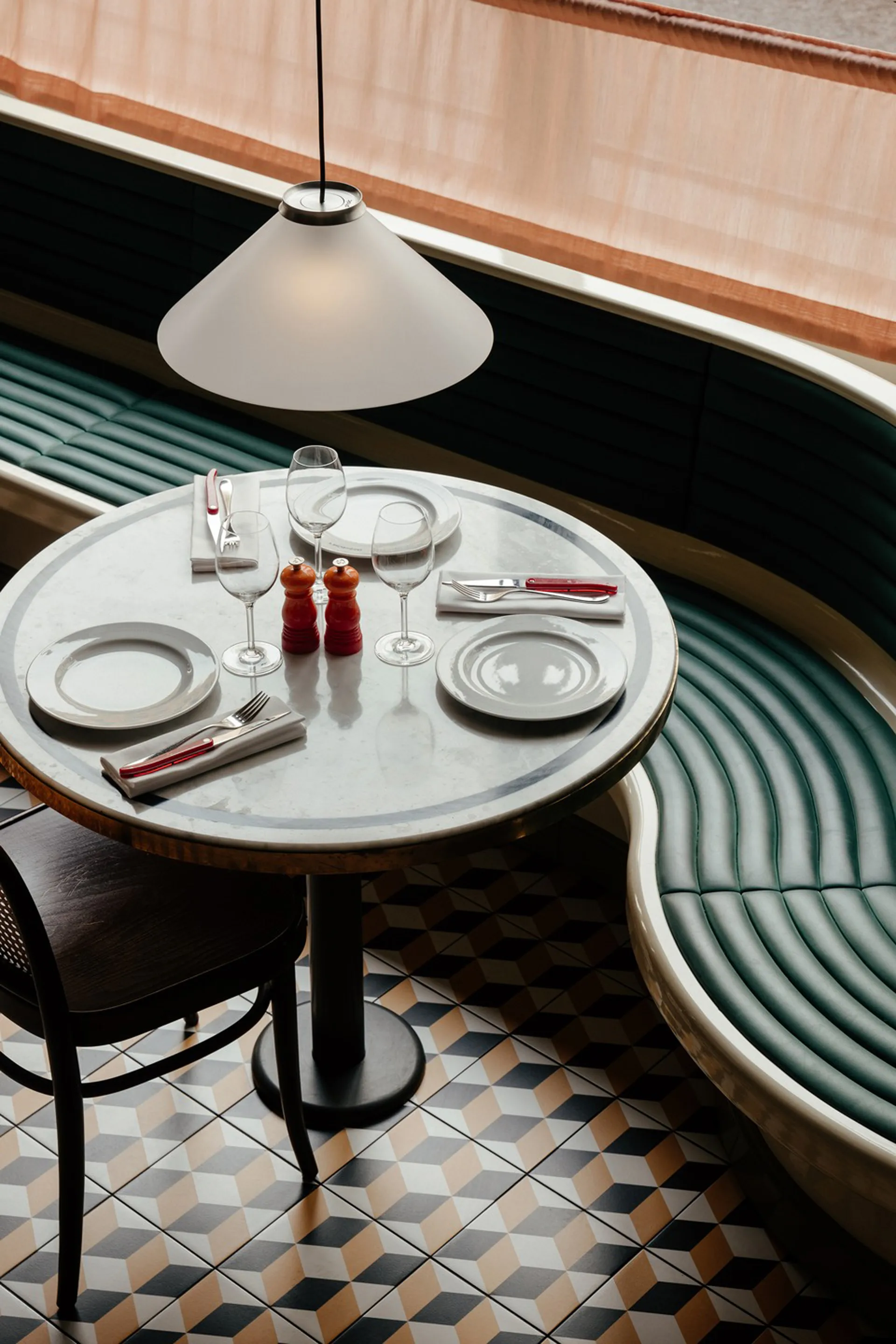 Aline 40 pendant lamp, Aluminium Pholc