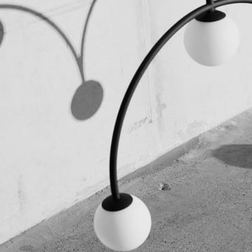 Bounce 169 pendant lamp - Black, opal glass - Pholc