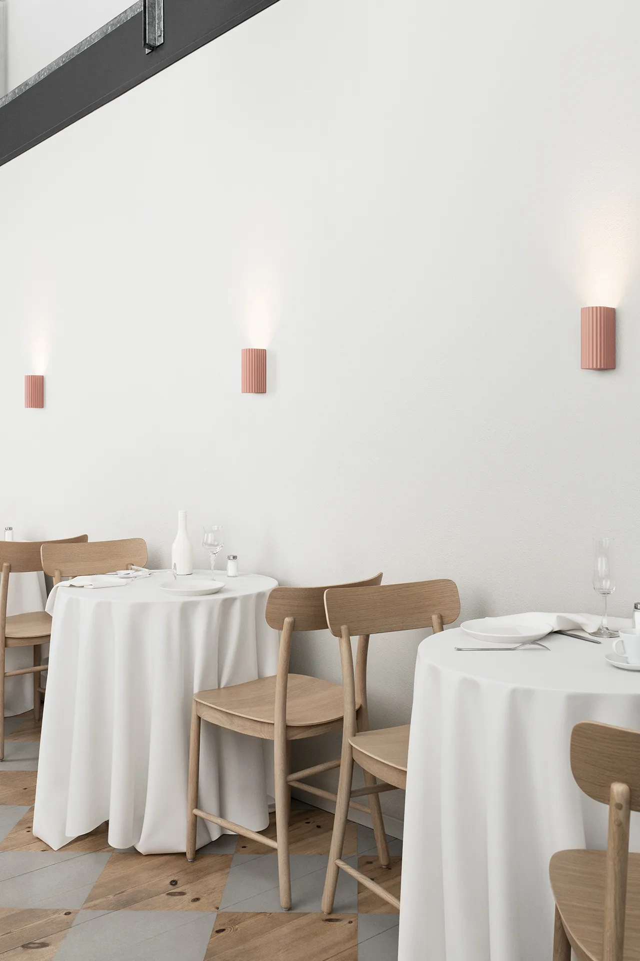 Donna 15 wall lamp, Blush Pholc