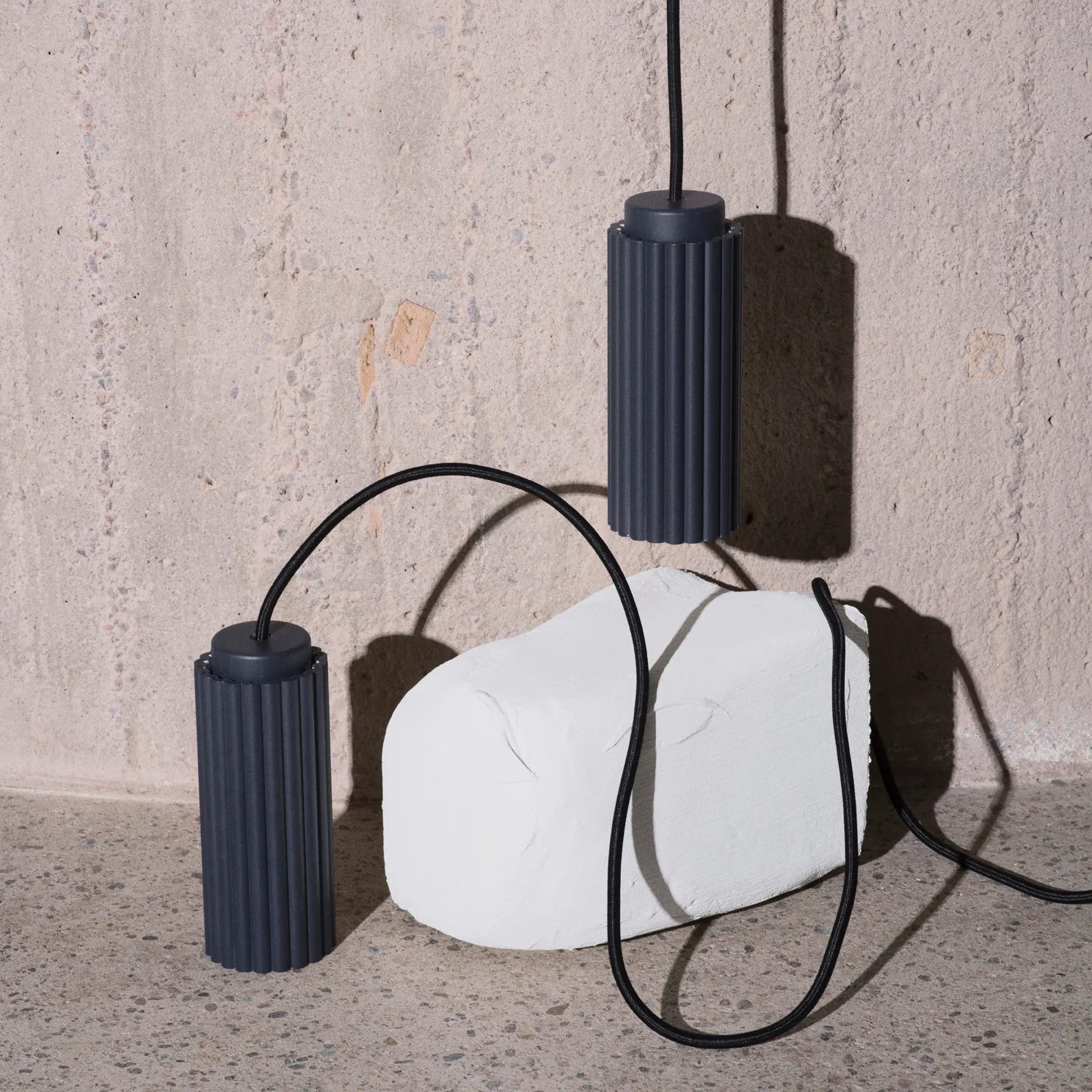 Donna 7 ceiling lamp GU9, Black ink Pholc