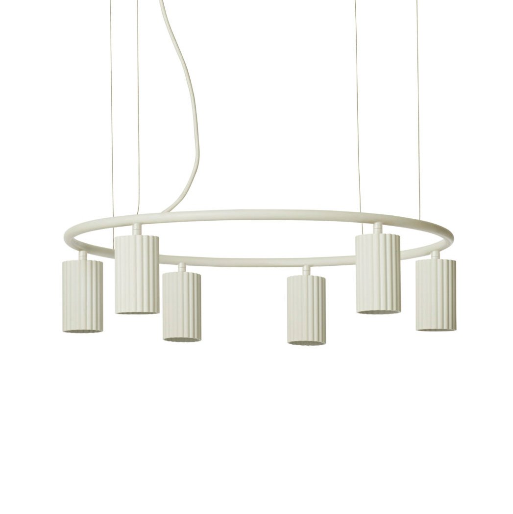 Pholc Donna Circle 60 ceiling lamp linen | Scandinavian Design | Pendant lamps | White