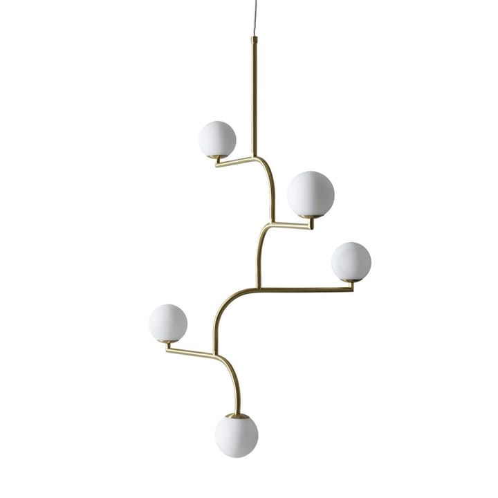 Mobil 100 ceiling lamp - brass - Pholc
