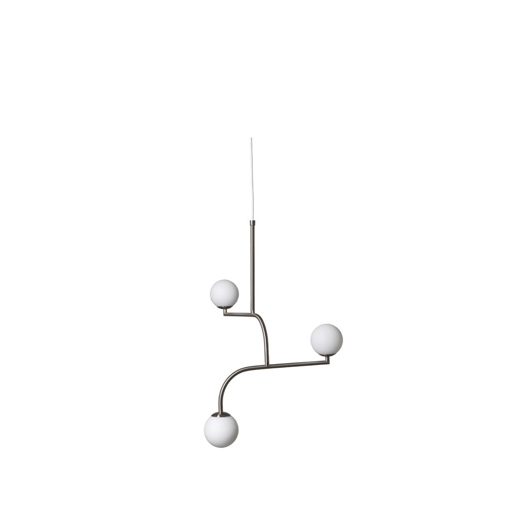 Pholc Mobil 70 Ceiling lamp Nickel | Scandinavian Design | Pendant lamps | Silver-coloured