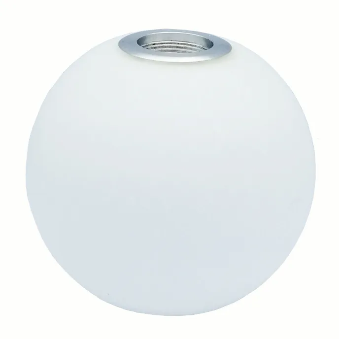 Mobil ceiling lamp spare glass, opal glass, threaded opening 2,5 cm Pholc