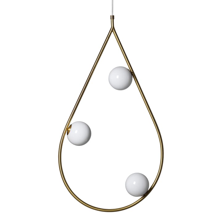 Pearls pendant lamp large - brass - Pholc