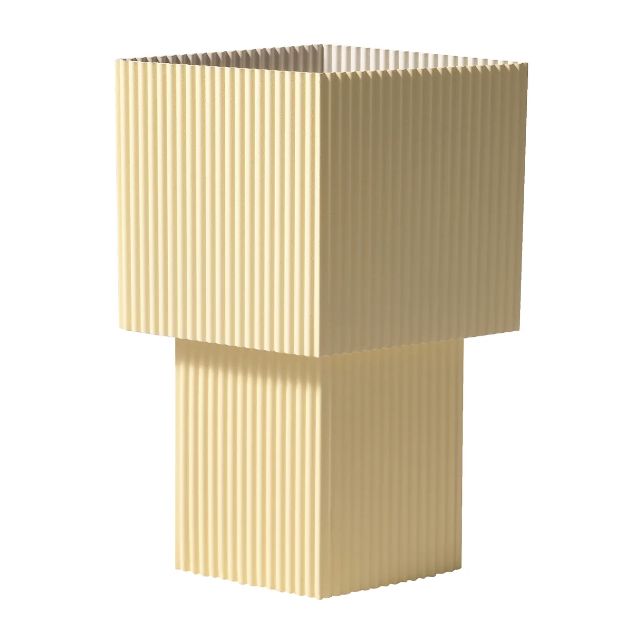 Pholc Romb Mini portable table lamp 19 cm Vanilla | Scandinavian Design | Desk & table lamps | Yellow