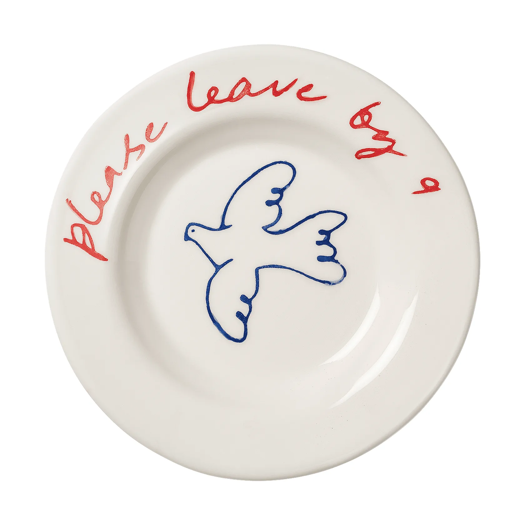 Bird tapas plate, Blue, 15 cm Pick a Poppy