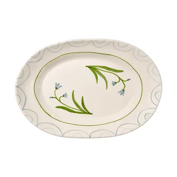 Cottage flower Blue Bell serving platter - Light Blue, 38.5 cm - Pick a Poppy