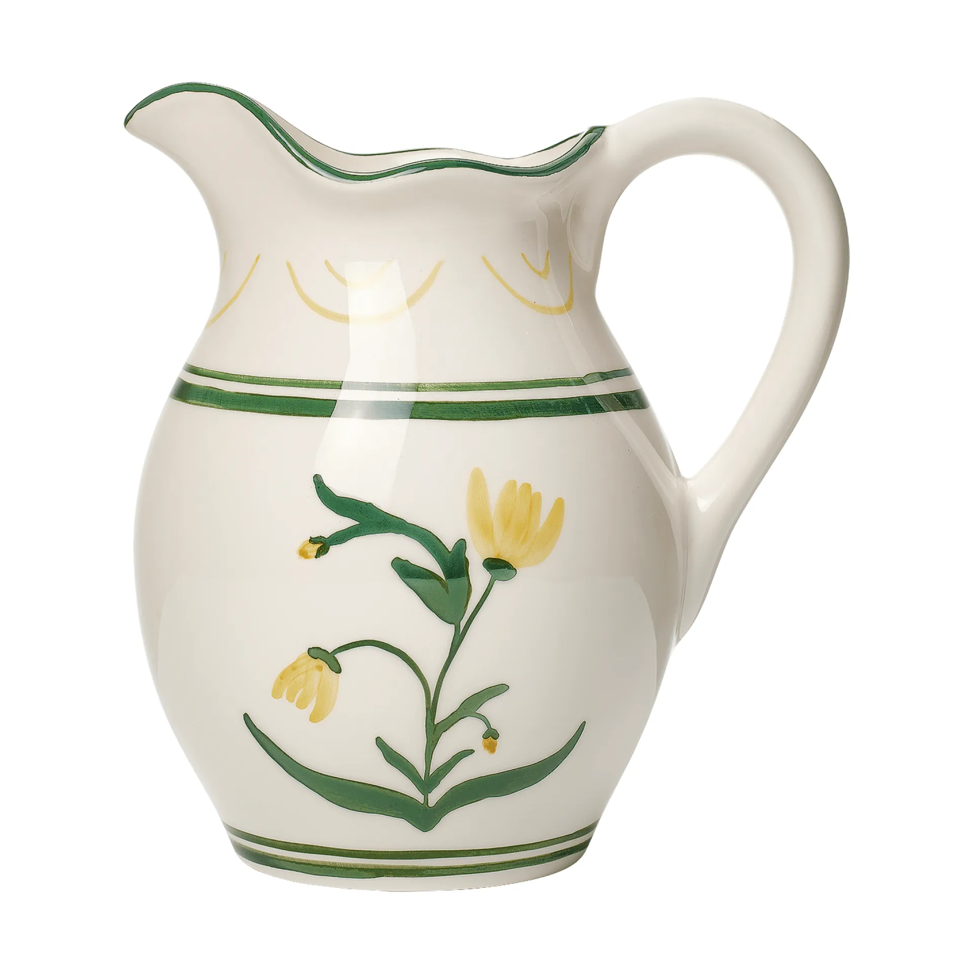 Cottage Flower jug, Yellow, 20x10 cm Pick a Poppy