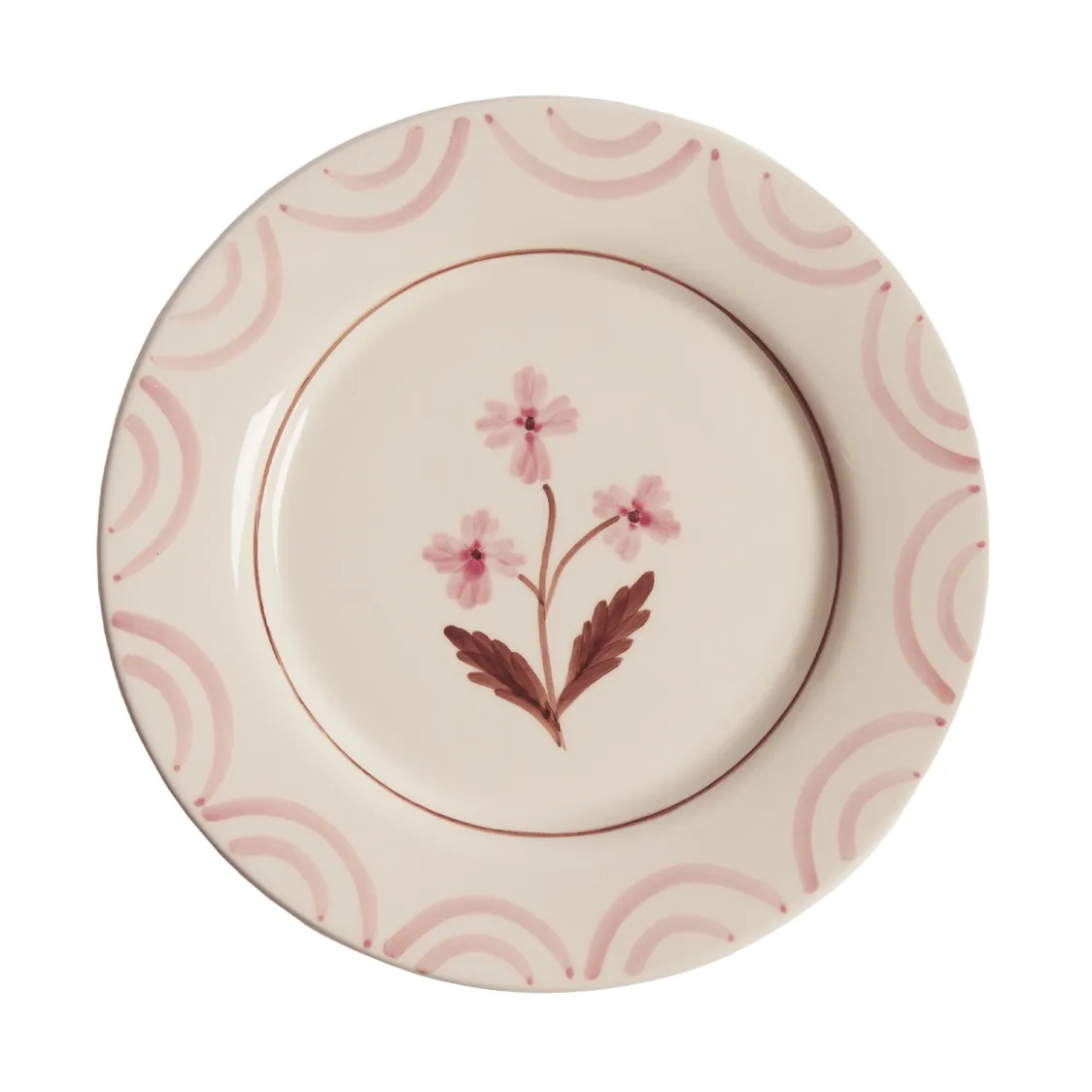 Cottage Flower plate, Light Pink, 28 cm Pick a Poppy