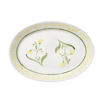 Cottage Flower serving platter - Yellow, 32 cm - Pick a Poppy