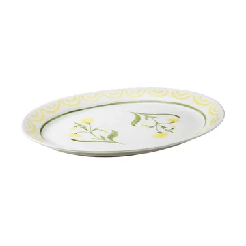 Cottage Flower serving platter - Yellow, 32 cm - Pick a Poppy