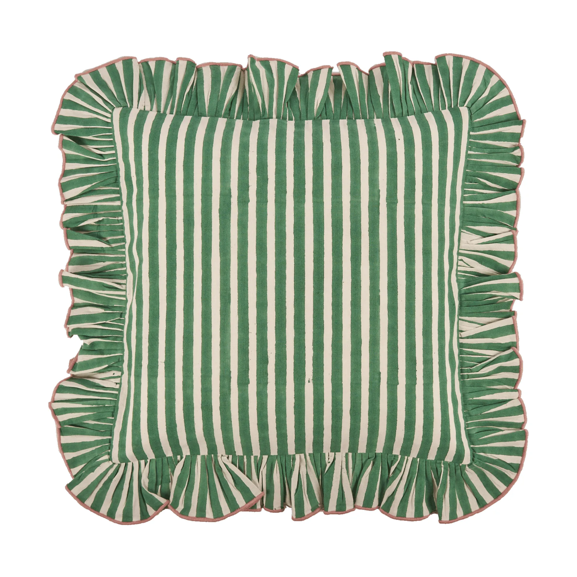 Devon cushion cover, Green, 40x40 cm Pick a Poppy