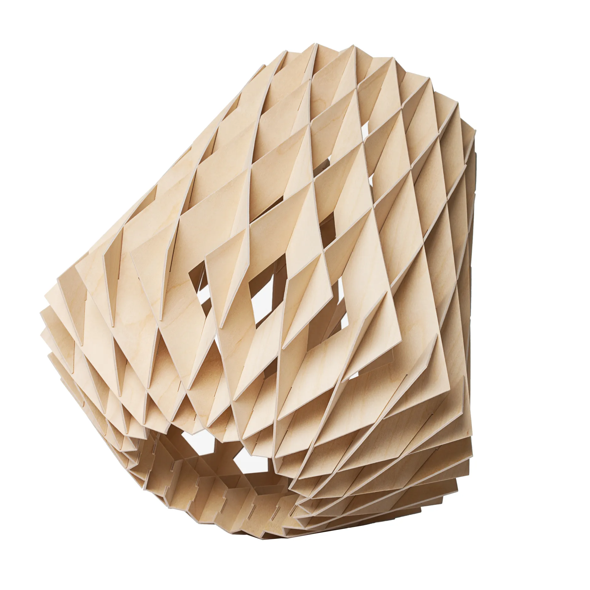 Pilke Signature floor lamp Ø64 cm, Birch Pilke