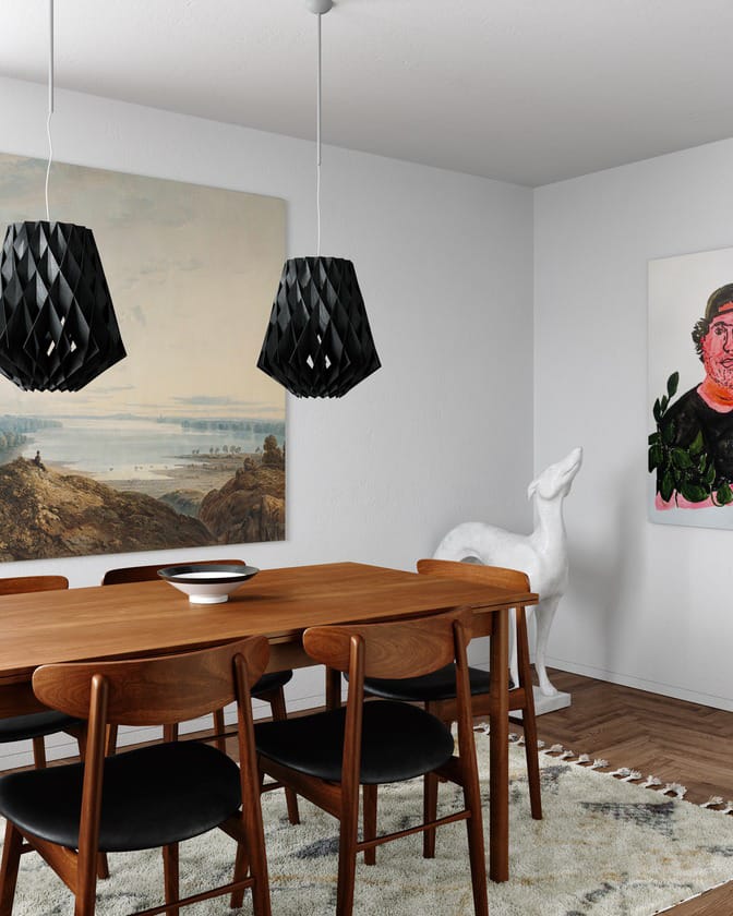 Pilke Signature pendant lamp Ø36 cm - Black - Pilke