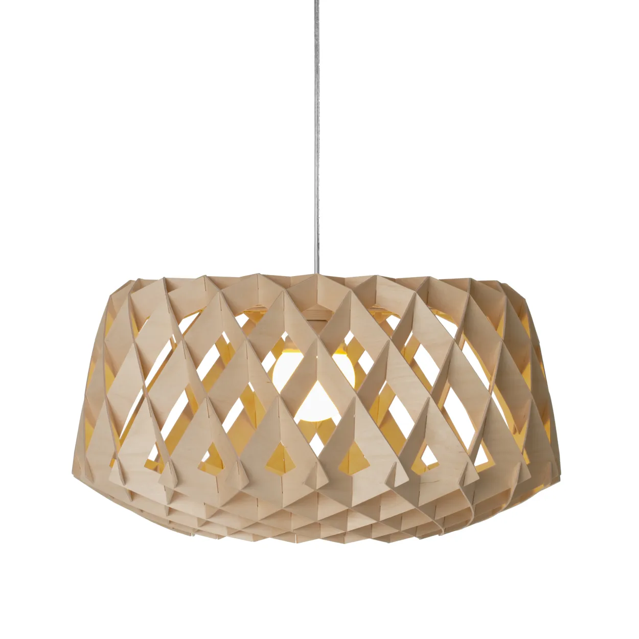 Pilke Signature pendant lamp o60 cm birch | Scandinavian Design | Pendant lamps | Beige
