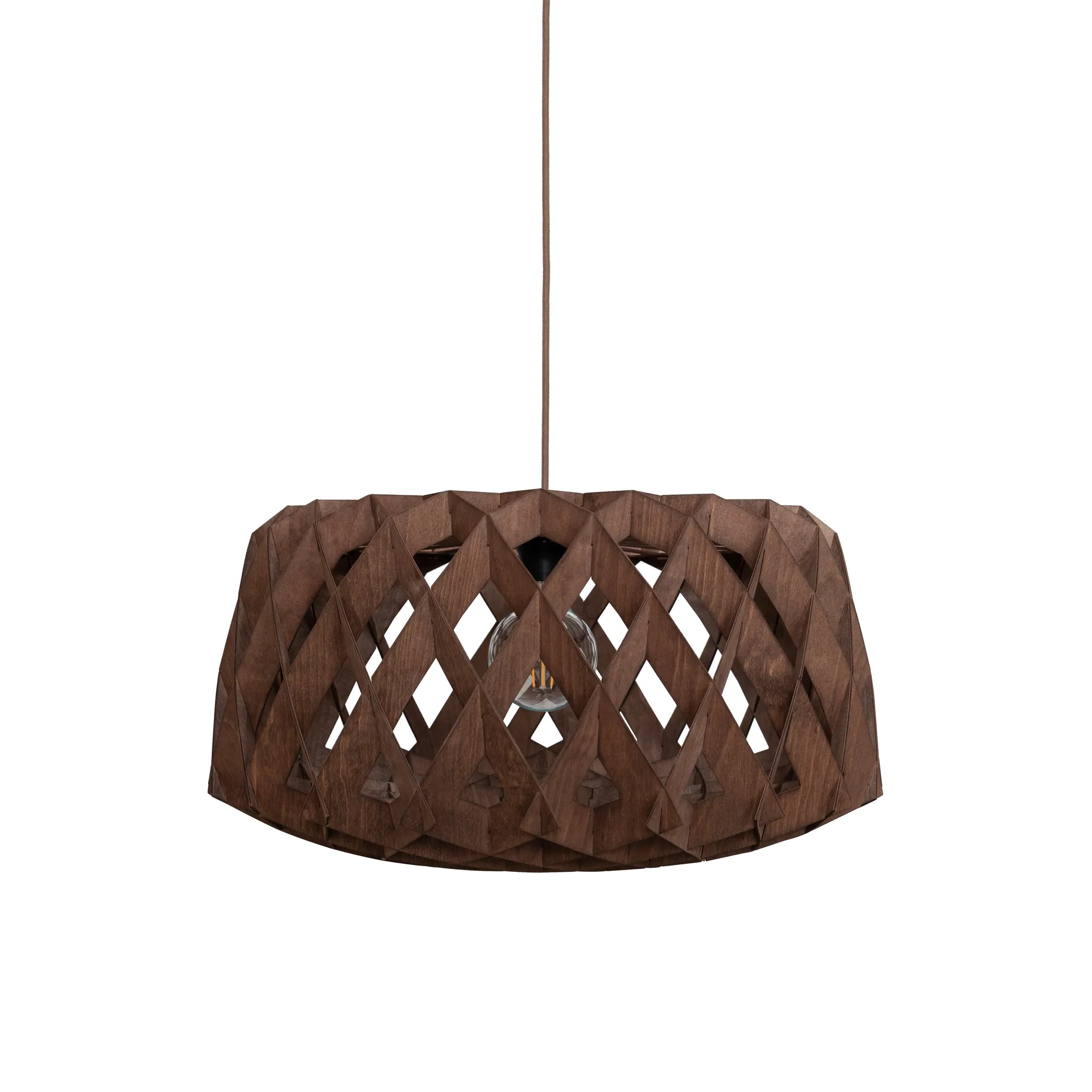 Pilke Signature pendant lamp Ø60 cm, Brown Pilke