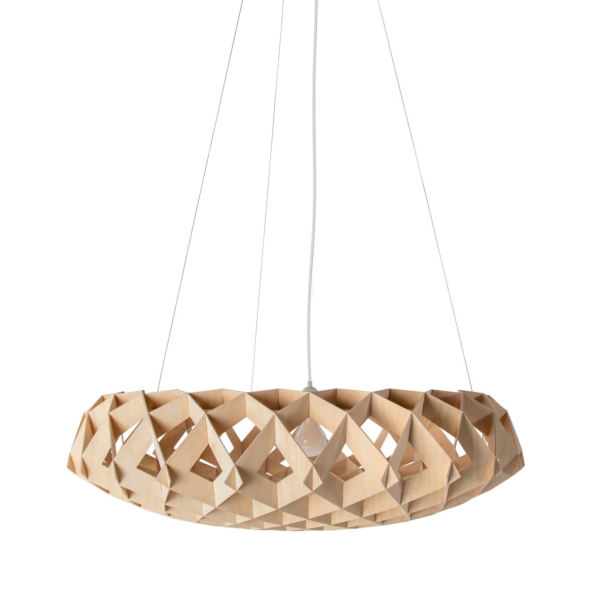 Pilke Signature pendant lamp o95 cm birch | Scandinavian Design | Pendant lamps | Beige
