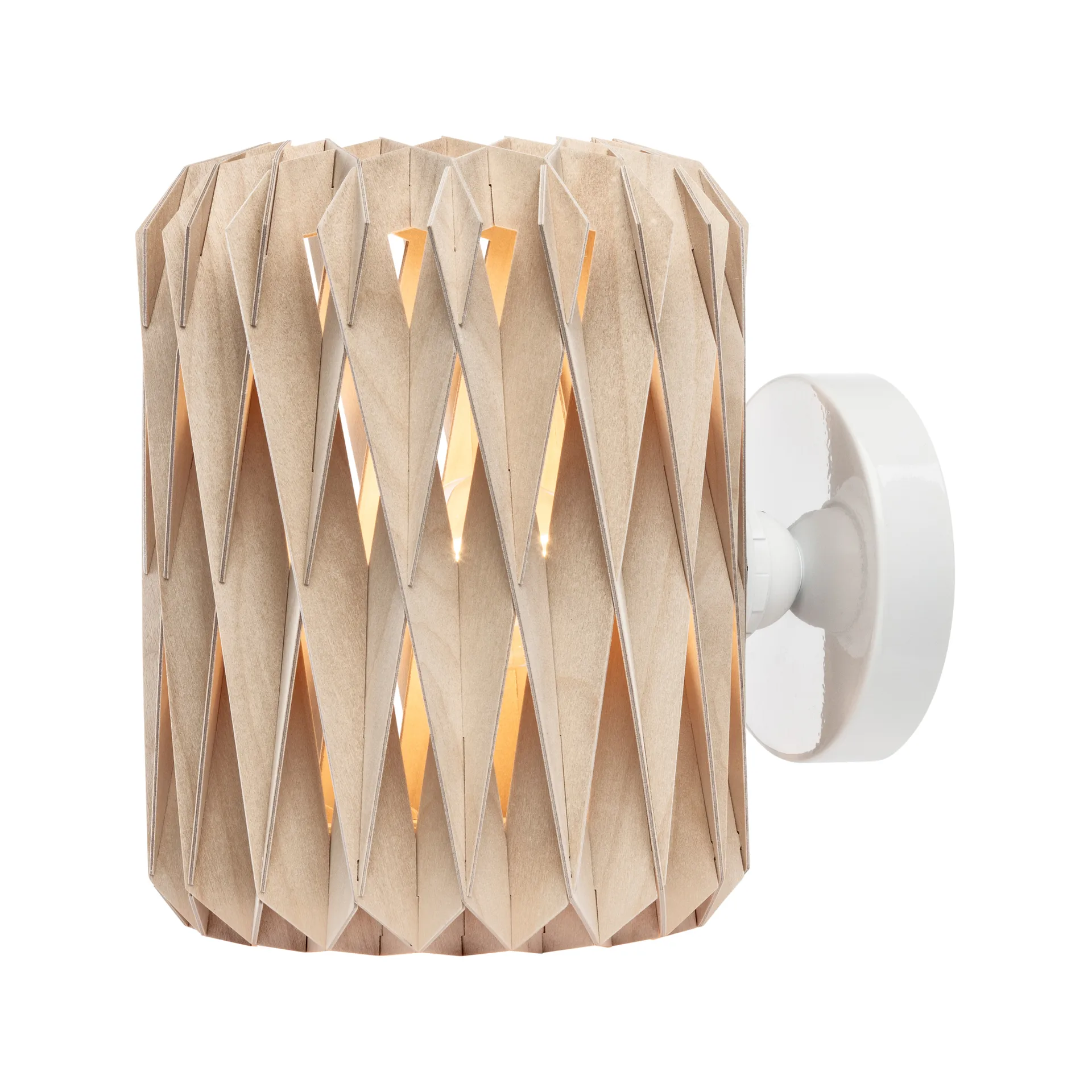 Pilke Signature wall lamp Ø18 cm, birch Pilke
