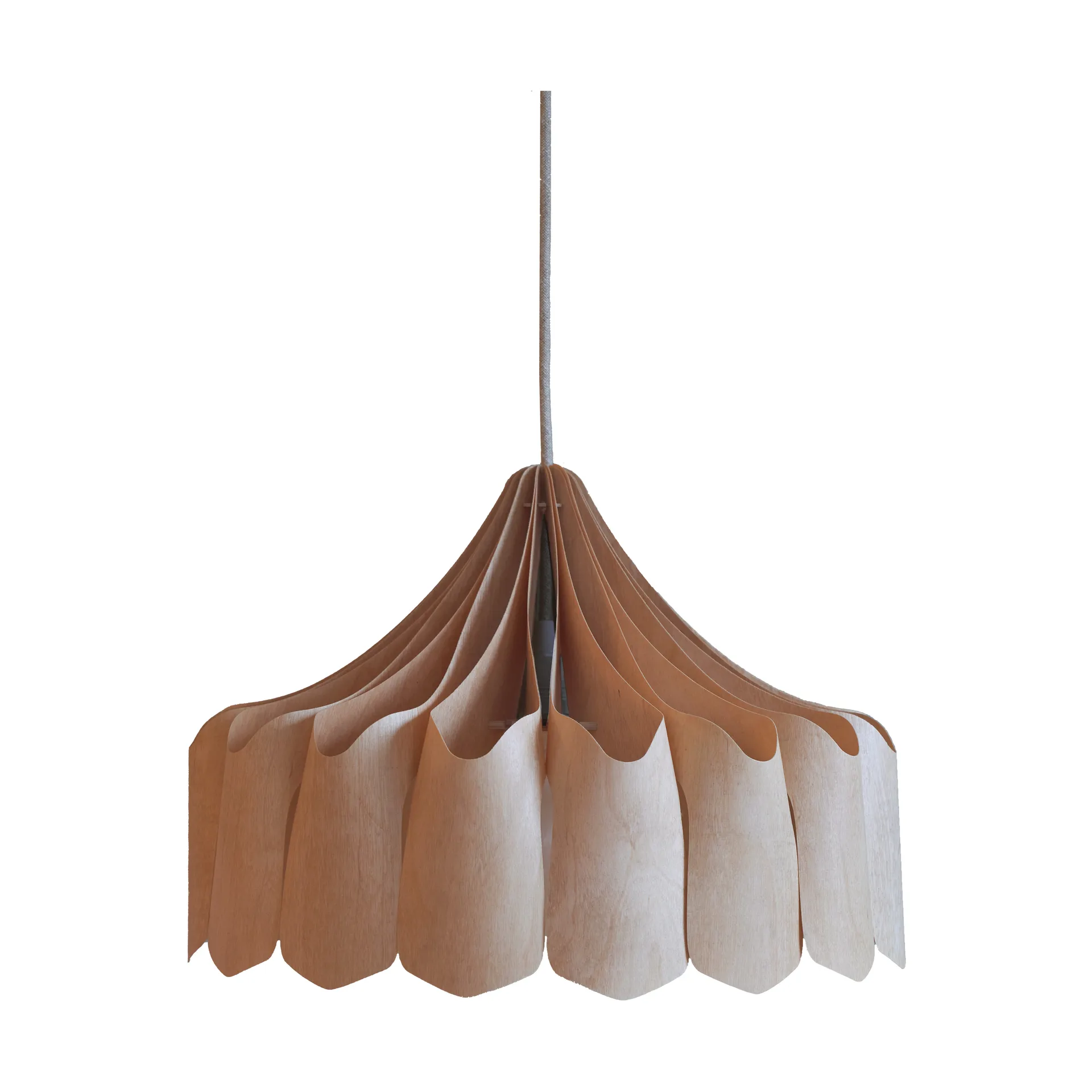 Pioni pendant lamp S Ø38 cm, Birch Pilke
