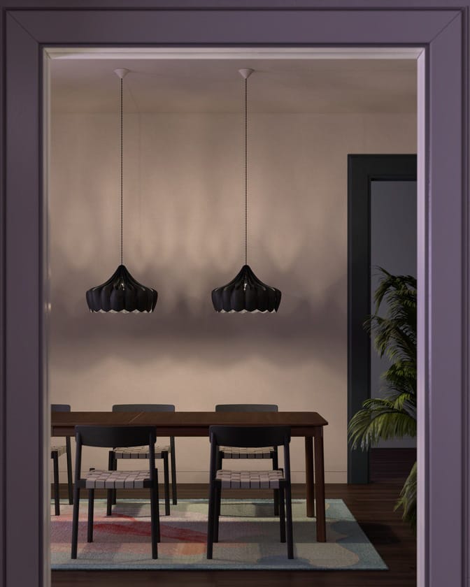 Pioni pendant lamp S Ø38 cm - Black - Pilke