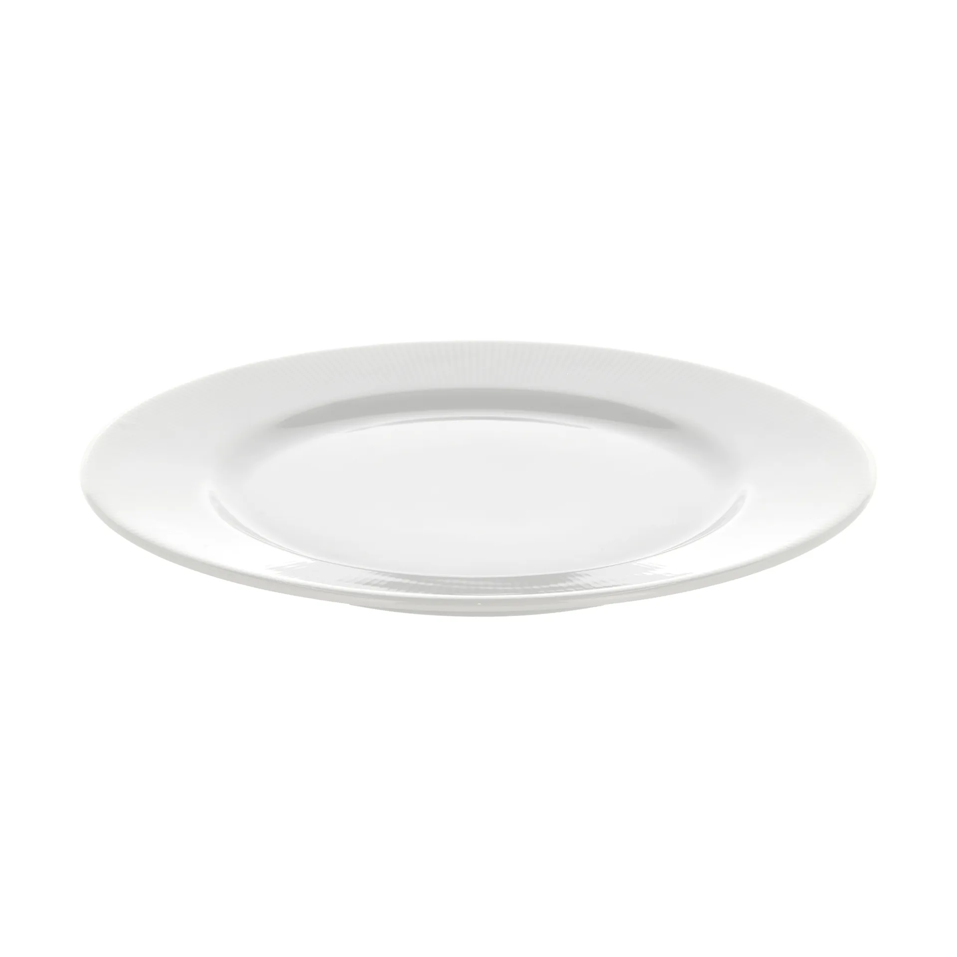 Eventail small plate with lip Ø22 cm, White Pillivuyt