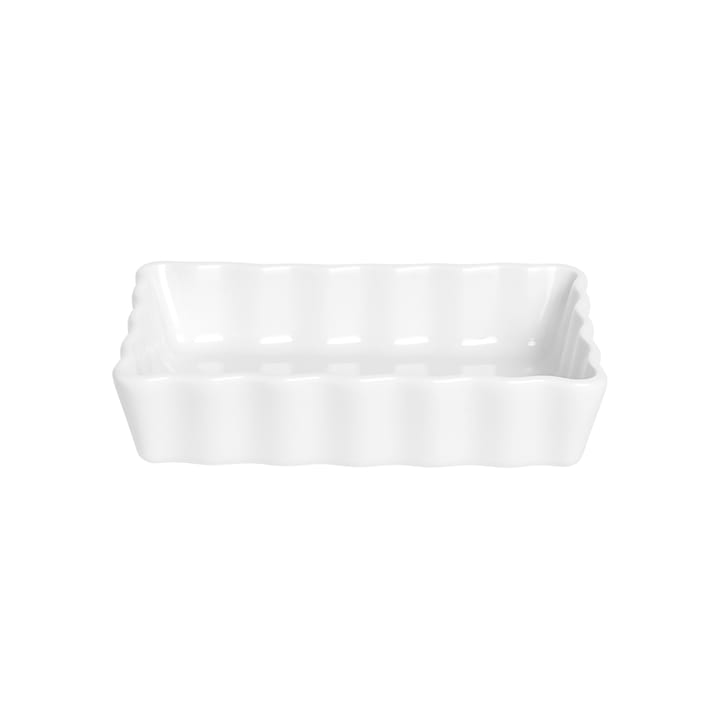 Pillivuyt flan dish rectangle white - 14.5x10.3 cm - Pillivuyt