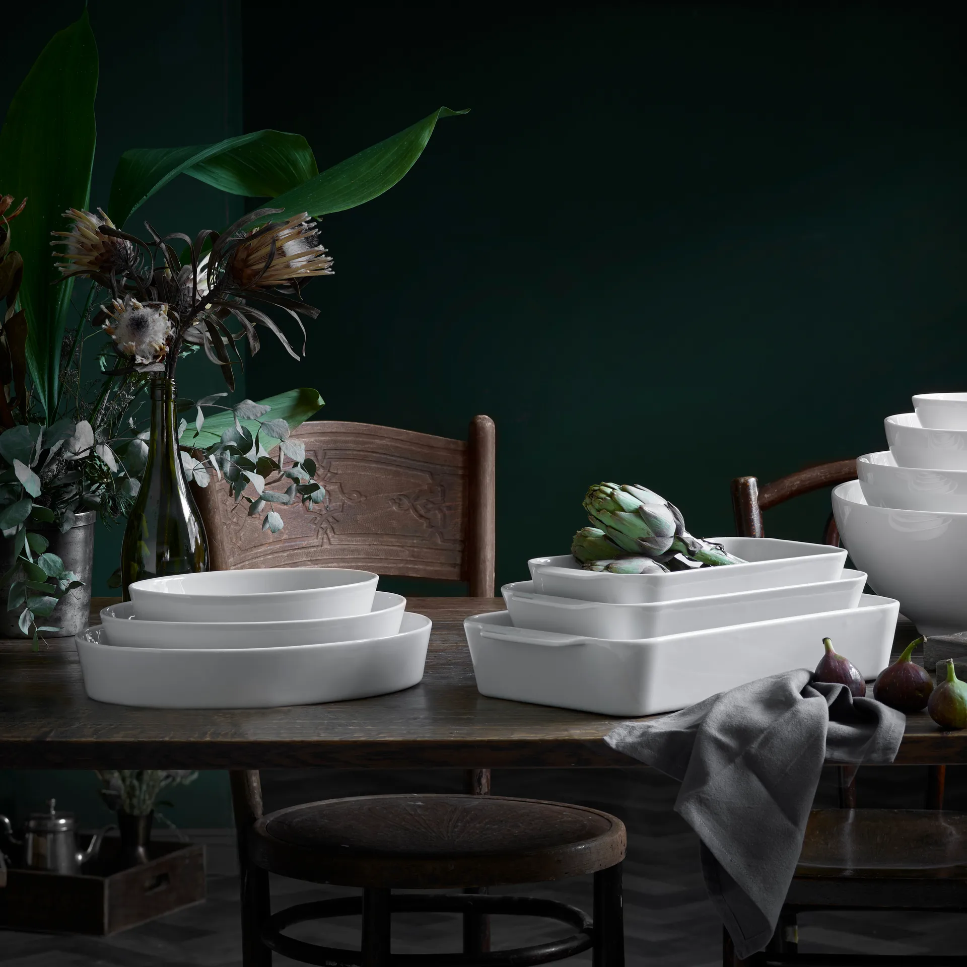 Pillivuyt plate oval, Large Pillivuyt