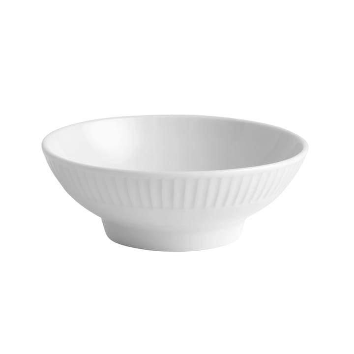 Plissé bowl on foot - White - Pillivuyt