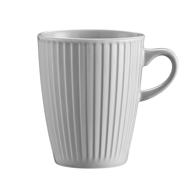 Plissé mug 27 cl - Light grey - Pillivuyt