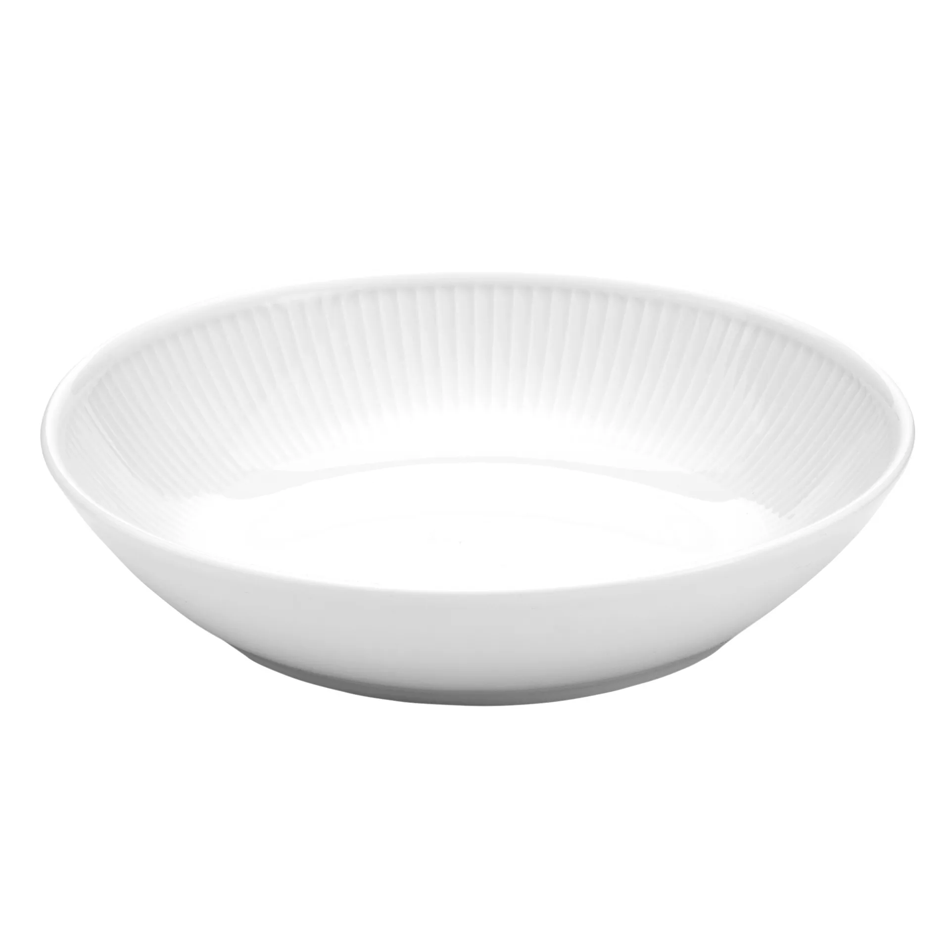Plissé pasta plate Ø 20cm, White Pillivuyt