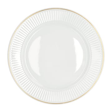 Plissé plate with gold edge Ø22 cm - White - Pillivuyt