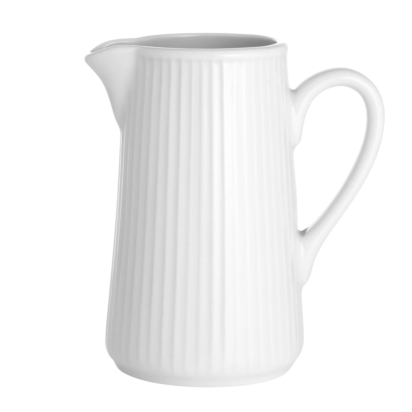 Plissé pot 35 cl, White Pillivuyt