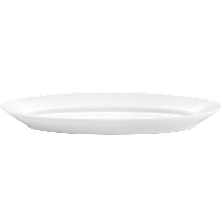 Plissé serving plate elongated - White - Pillivuyt