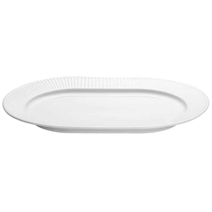 Plissé serving plate oval - White - Pillivuyt