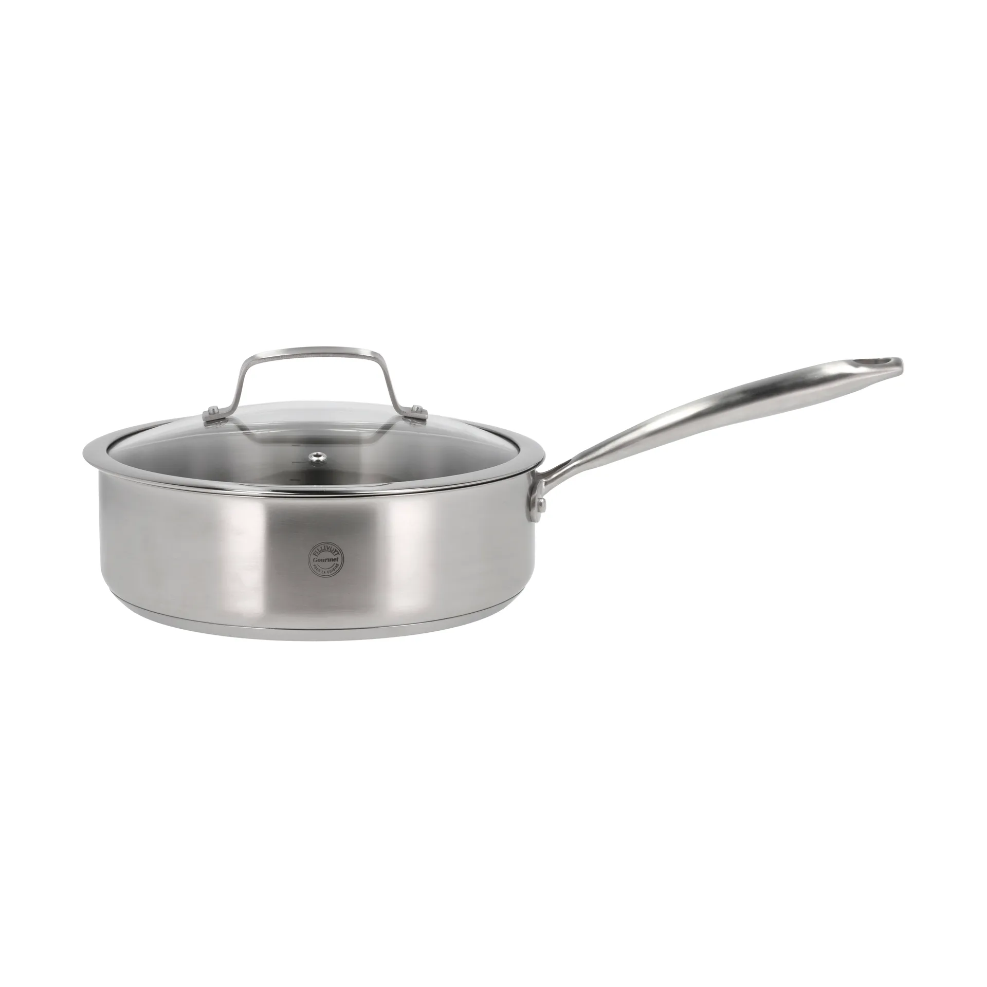 Roya saucepan 24 cm, Stainless steel Pillivuyt